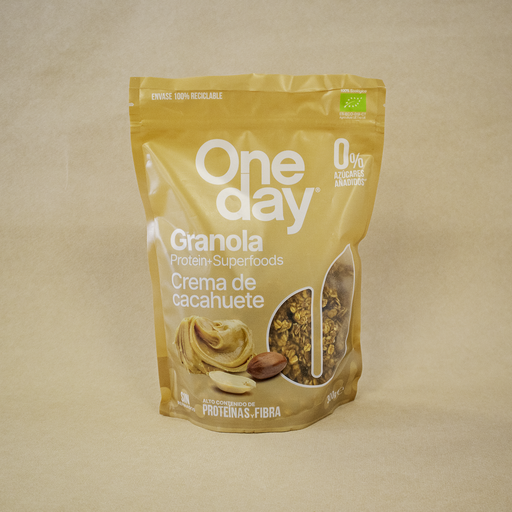 Granola Crema Cacahuete Bio 300g One Day