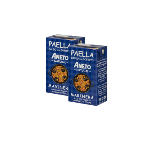 Pack 2u. Caldo de Paella Marinera 1L Aneto