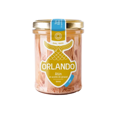 Atún Claro Aceite de Girasol 185g Orlando