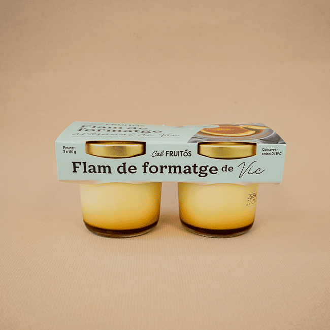 Flan de Queso Pack 2u x 110g Cal Fruitós