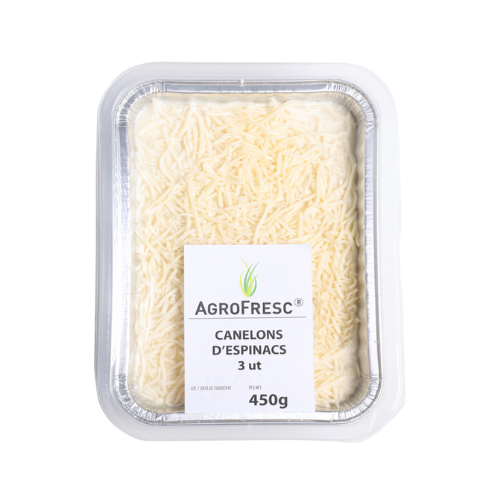 Canelones de espinacas 3u Agrofresc