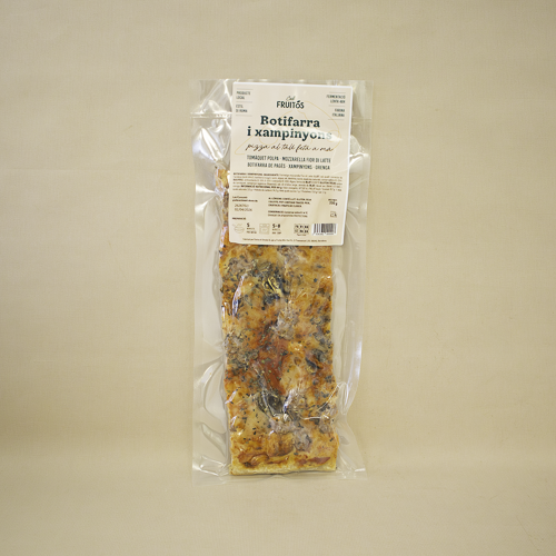 Pizza al Corte Butifarra y Champiñones 330g Cal Fruitós