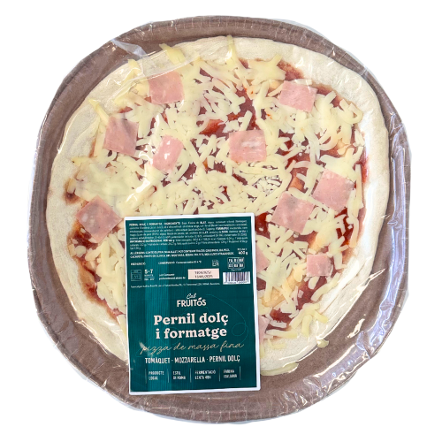 Pizza Jamón Dulce y Queso 30cm Cal Fruitós