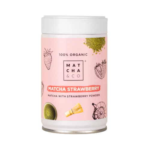 Te Matcha con Fresa Bio 80g Matcha & 