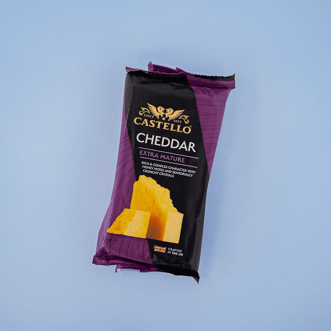 Queso Cheddar Extra Madurado 200g Castello
