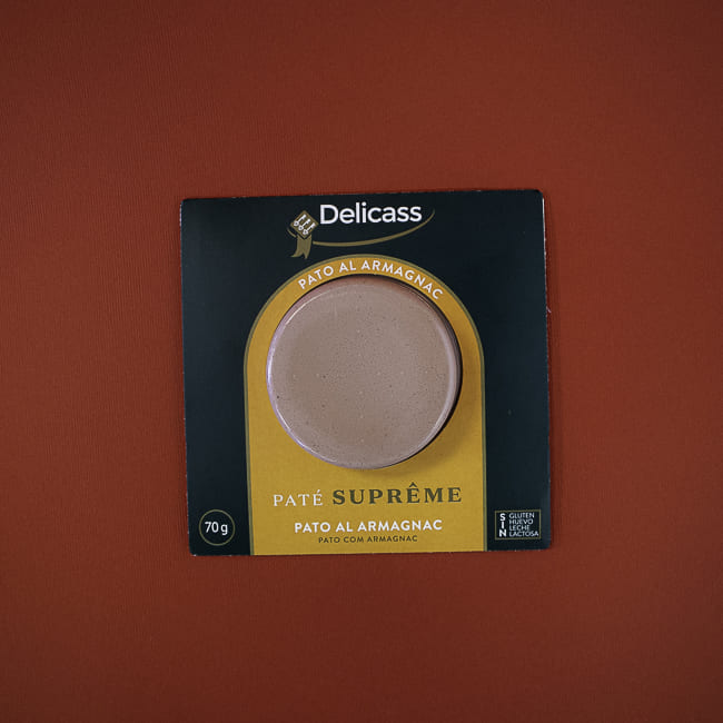 Paté Suprême de Pato al Armagnac 70g Delicass