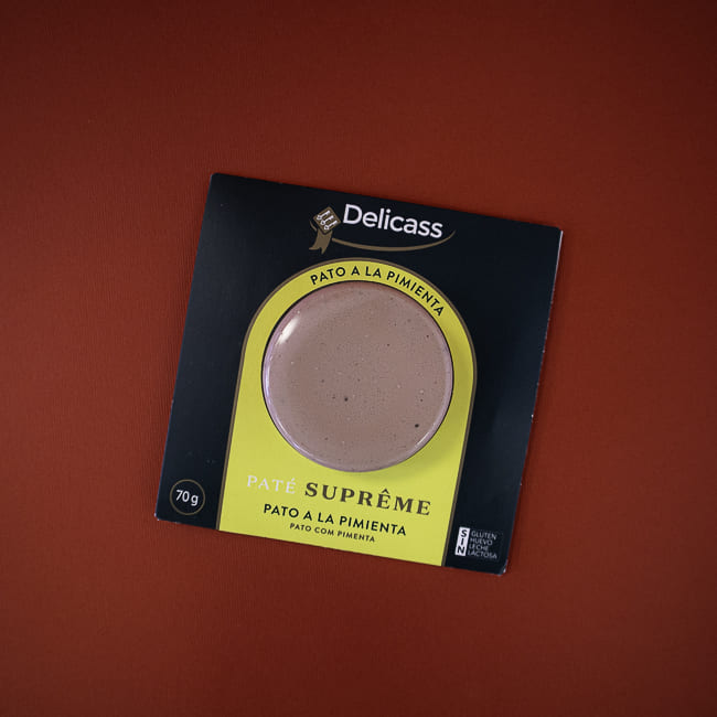 Paté Suprême d\'Ànec con Pimienta 70g Delicass