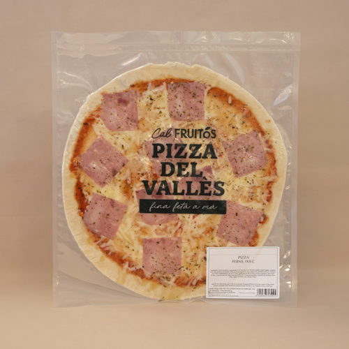 Pizza del Vallès Jamón Dulce 440g Cal Fruitós