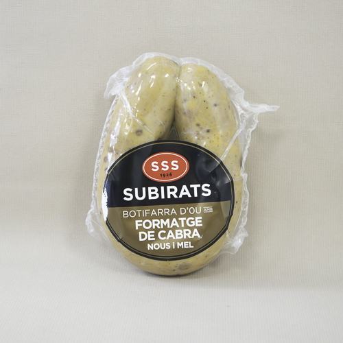 Butifarra de Huevo con Queso de Cabra y Nueces 245 g Subirats