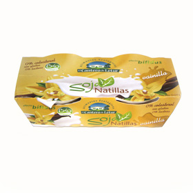 Natillas de Soja con Vainilla