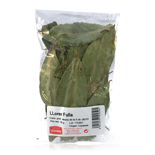 Especias Laurel en Hoja Teixidor