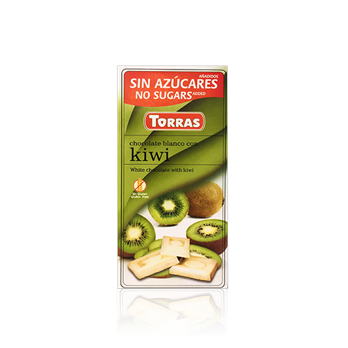 Chocolate Blanco con Kiwi (75g)