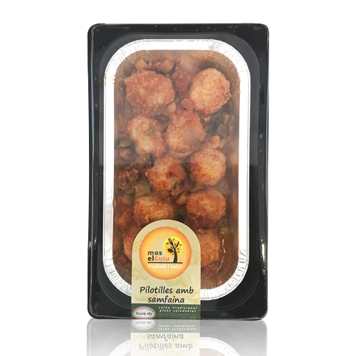 Albóndigas con Pisto (500 g) Mas el Guiu