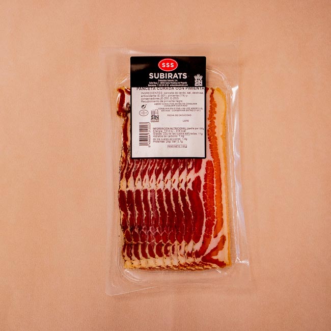 Panceta con Pimienta (100 g) Subirats