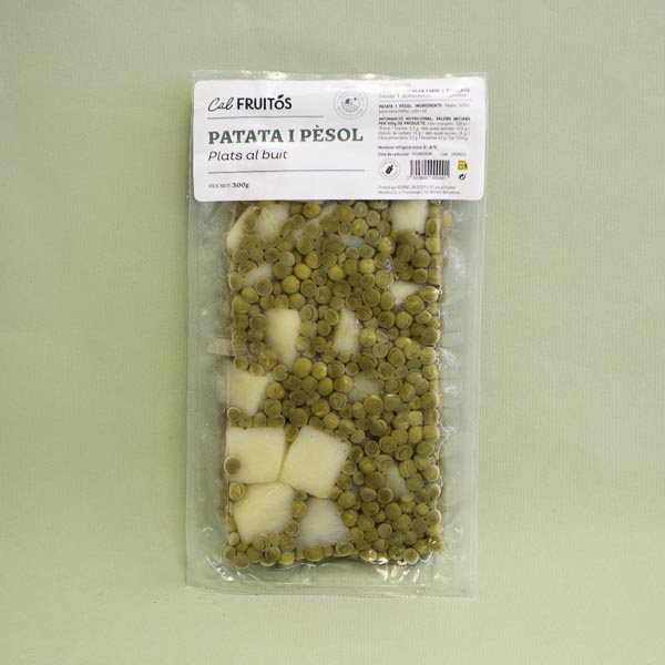 Patata y Gisante Cocida (300 g) Cal Fruitós 
