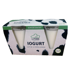Yogur semidesnatado (Pack 2 x 125g)
