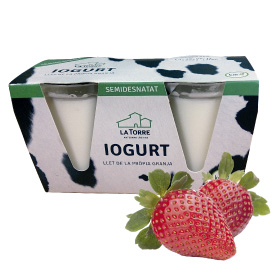 Yogur Semidesnatado Fresa 