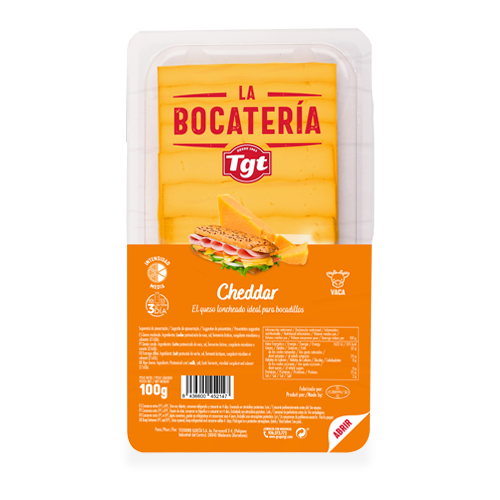 Queso Cheddar Lonchas (100 g) La Bocatería