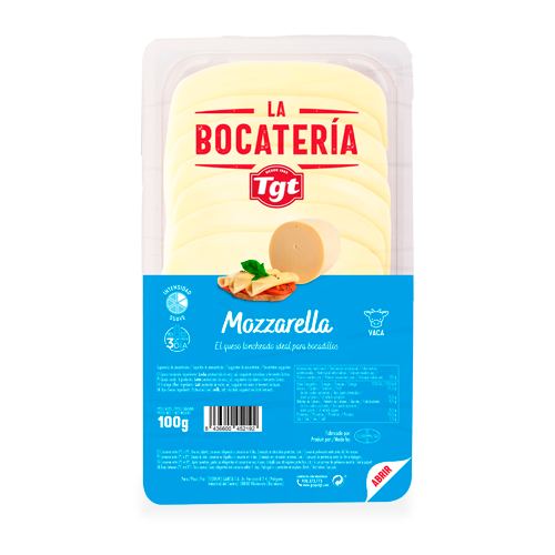 Queso Mozzarella Lonchas (100 g) La Bocateria