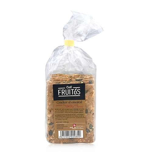 Cracker Emmental (200 g) Cal Fruitós