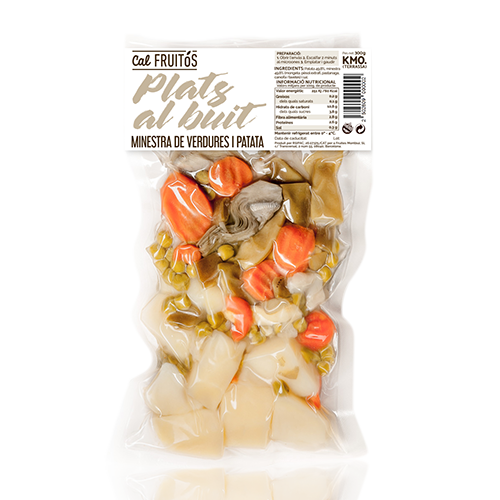 Patata y Menestra Cocida de Verduras (300 g) Cal Fruitós
