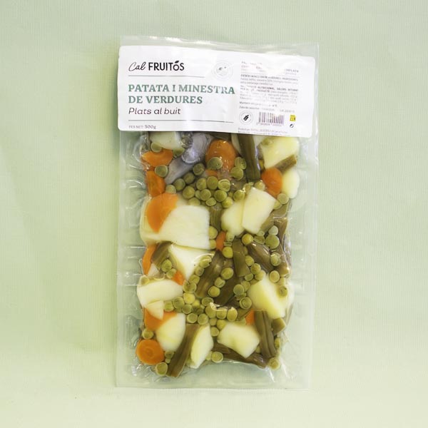 Patata y Menestra Cocida de Verduras (300 g) Cal Fruitós 