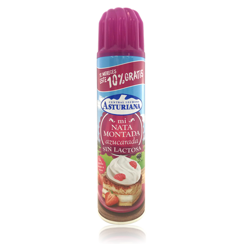 Nata Spray Sin Lactosa (275 g) Asturiana