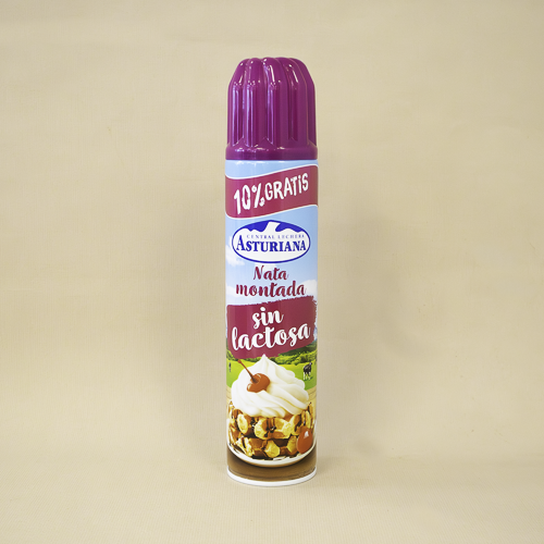 Nata Spray Sin Lactosa (275 g) Asturiana 