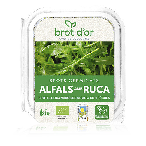 Germinado Bio de Alfalfa con Rúcula (70 g)
