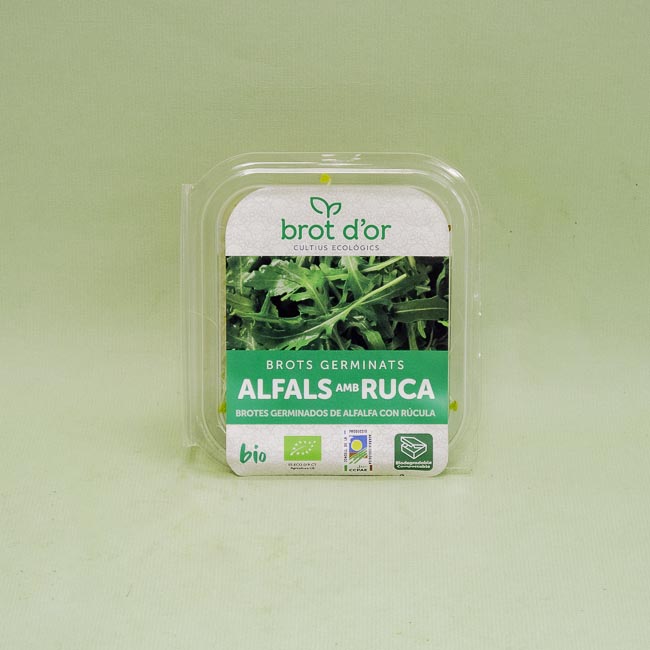 Germinado Bio de Alfalfa con Rúcula (70 g)