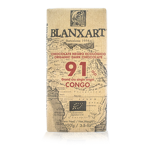 Chocolate Congo 91% Congo 100 g Blanxart