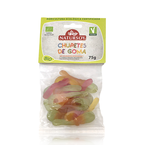 Chupetes de goma (75 g) Natursoy