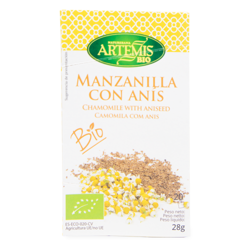 Infusión Camamilla con Anís Bio 20u Naturesana Artemis 