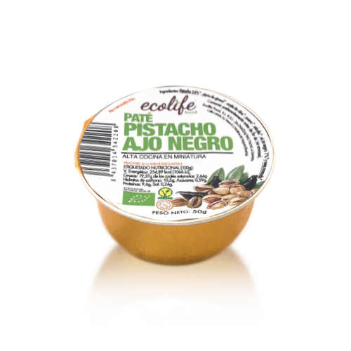 Paté de Pistacho con Ajo Negro Bio (50 g) Ecolife
