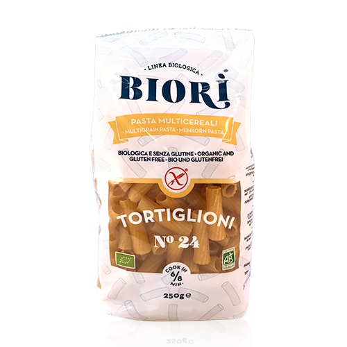 Tortiglioni Multi cereales (250g) Biori