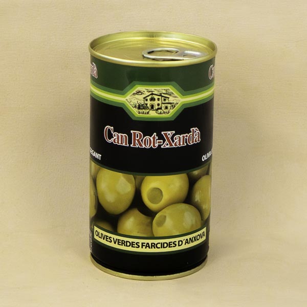 Aceitunas Rellenas de Anchoa (370 g) Can Rot-Xardà