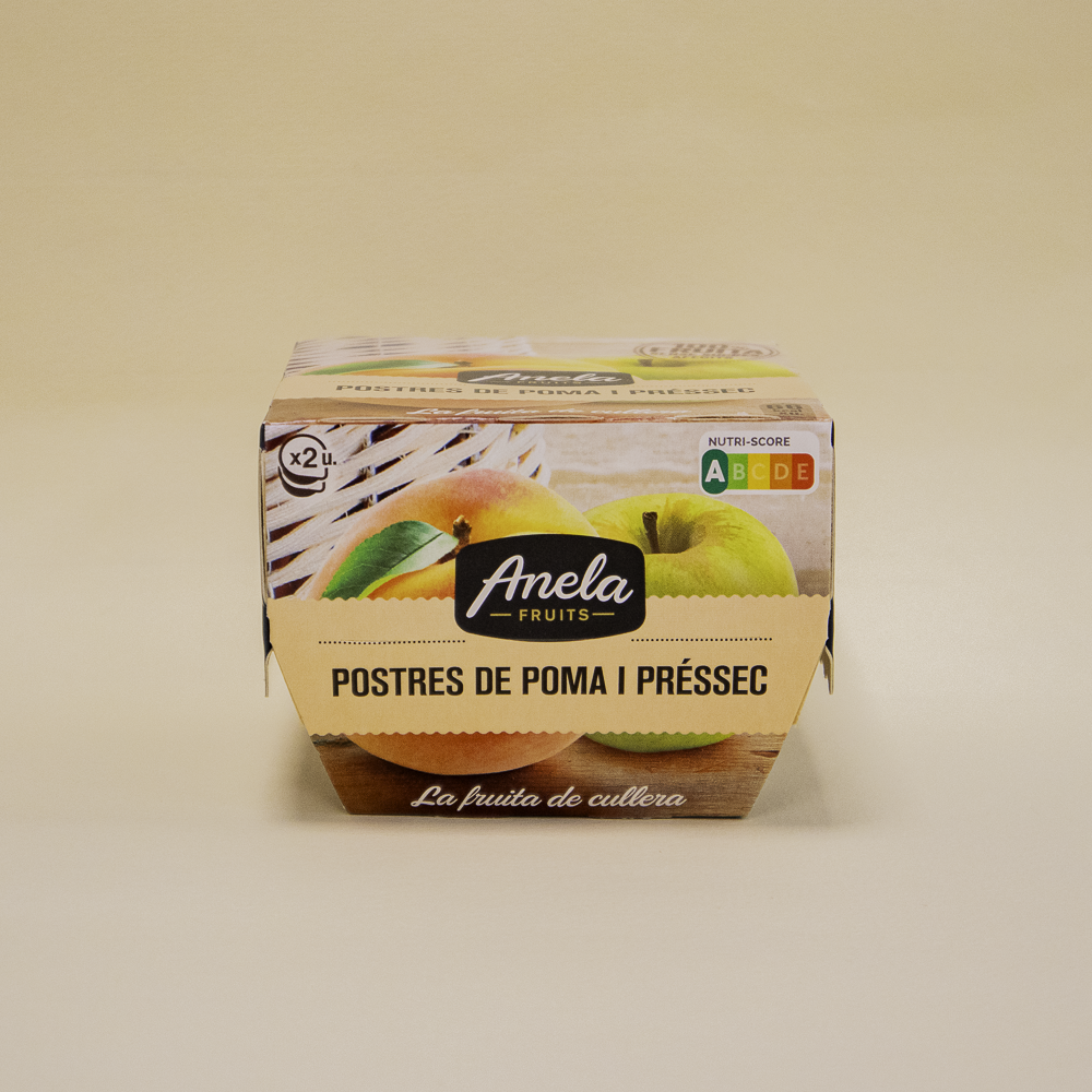 Postre Manzana Melocotón Anela