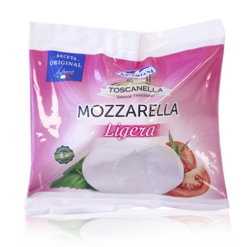 Mozzarella Fresca de Vaca Light (100 g) Toscanella/ Asturiana