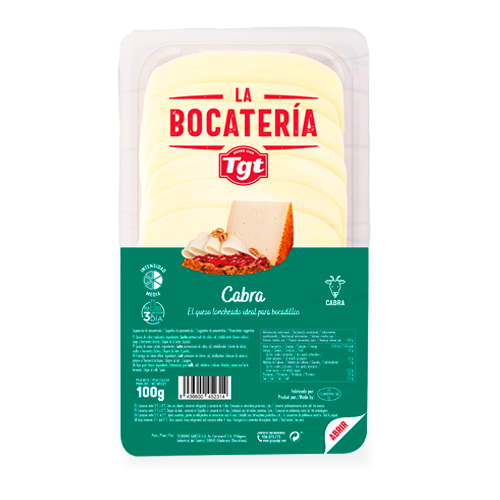 Queso Puro de Cabra Lonchas (100 g) La Bocatería