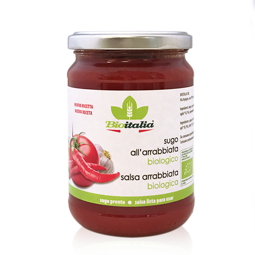 Salsa All´Arrabiata Bio (350 g) Bioitalia 