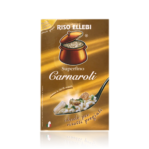 Arroz Carnaroli para Risotto (1 kg) Ellebi