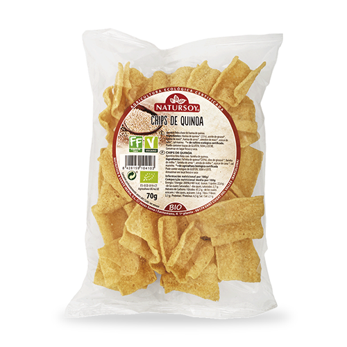 Chips quinoa (70 g) natursoy Fruta y verdura Cal Fruitós