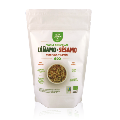 Semillas Cáñamo y Sésamo con Maca y Limón (200 g) EcoCanem