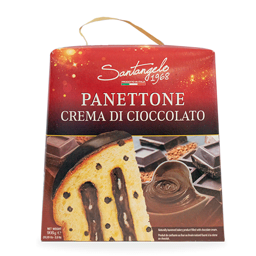 Panettone Alla Crema di Cioccolato 900g Santangelo