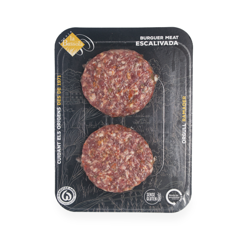 Hamburguesa Escalivada (2x120 g) La Bassola