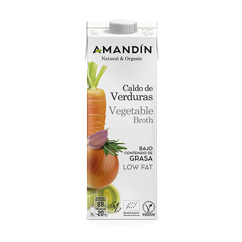 Caldo de Verduras Ecológico (1 l) Amandín