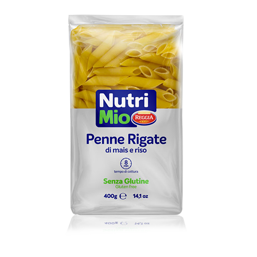 Penne Rigate sin gluten (400 g) Nutrimio 