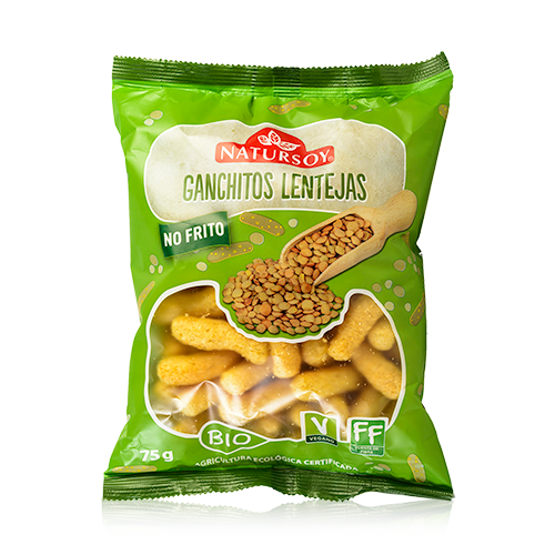 Ganchitos de Lentejas BIO (75 g) Natursoy