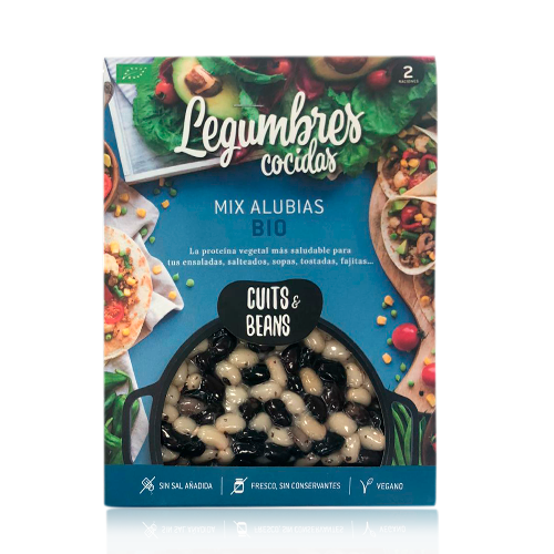 Mix Judías Ecológicas Cocidas (200 g) Cuits & Beans