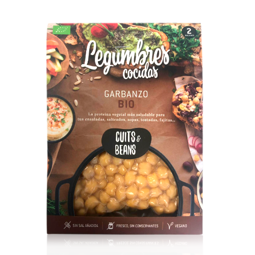 Garbanzo Ecológico Cocido (200 g) Cuits & Beans